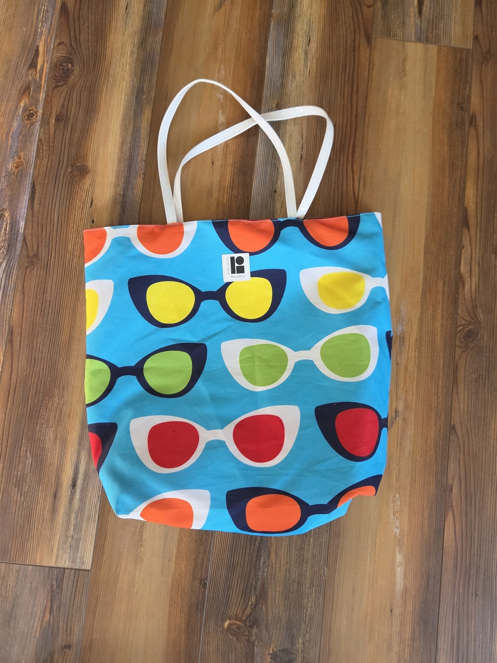 Estee Lauder Bright Blue Sunglasses Print Tote